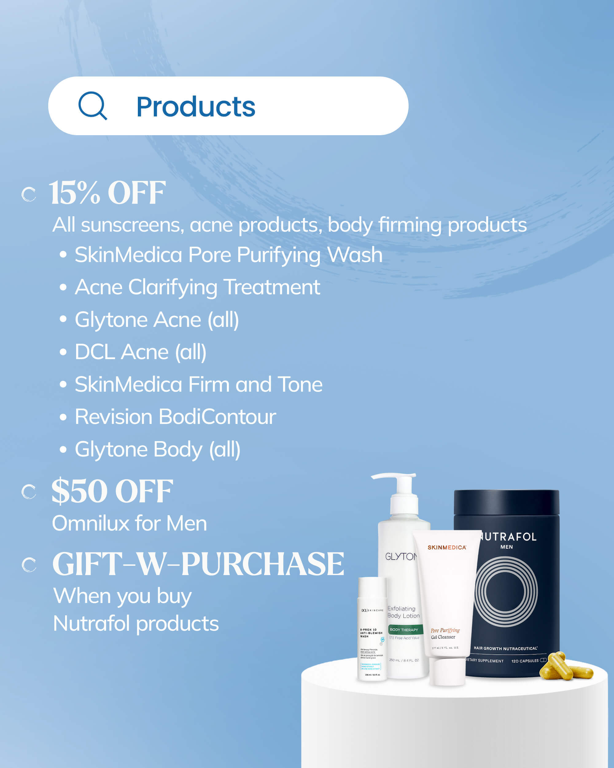 June injectables specials: Dysport Days double savings, male patient discounts, and Juvederm gift-with-purchase.